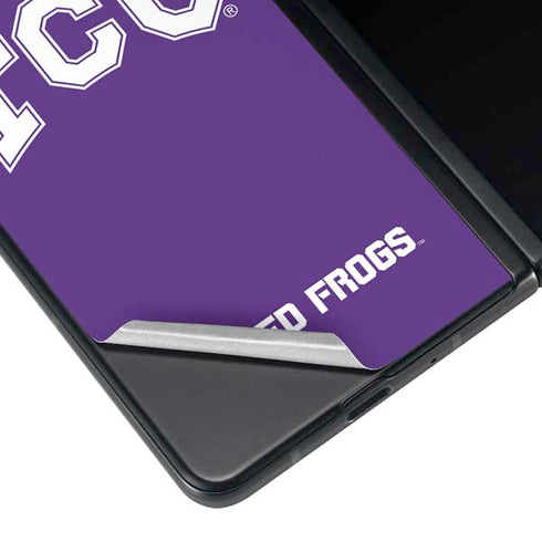 Texas Christian University TCU Horned Frogs Galaxy Z Fold4 5G Skin